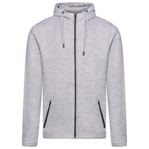 ชุดวอร์มซิปผ้าฟลีซพิมพ์โลโก้ตามสั่งสำหรับผู้ชาย ชุดฤดูหนาว เสื้อฮู้ดและกางเกงขายาว พร้อมปักลายโลโก้ - Product Image 3