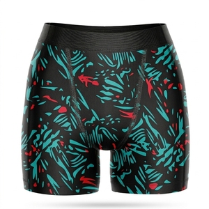 Calzoncillos Boxer con Bordado y Estampado Personalizados, Ropa Interior de Algodón con Diseño Decorativo y Ajuste Cómodo para Uso Diario - Product Image 1