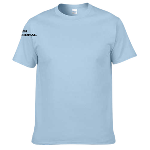 Men's Oversized <b>Black</b> Cotton T-Shirt Short Sleeve O-Neck Casual Jersey <b>Plain</b> Dyed Knitted Solid Color Fit Regular - Product Image 4
