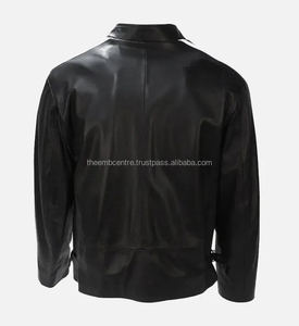 Veste en cuir souple réglable pour hommes Nouvel arrivage Vêtements de mode à manches longues Dernier style pour les soldes d'hiver Veste pour hommes - Product Image 3