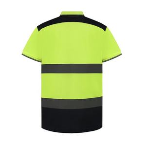 Camisas de Trabajo de Manga Corta de Alta Visibilidad, Transpirables, de Poliéster, Personalizadas, Unisex, para Mecánicos - Product Image 3