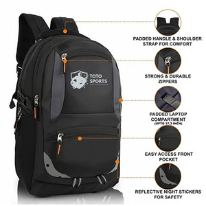 Mochila Escolar Profesional Ligera con Logotipo Personalizado, Suave, Transpirable, Cómoda, con Cierre de Cremallera y Correa para el Hombro - Product Image 2