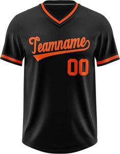 Uniforme de Béisbol Personalizado para Hombre, Transpirable, 100% Poliéster, Jersey de Manga Corta, Ligero, Talla Grande, Alta Calidad, para Entrenamiento - Product Image 5