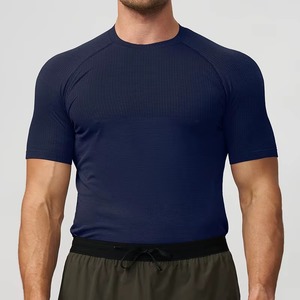 Custom Polyester Spandex <b>Compression</b> <b>Shirt</b> Manufacturer Workout Fitness Gym T <b>Shirt</b> Private Label OEM ODM Bulk Wholesale - Product Image 6