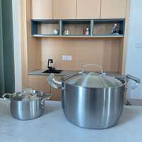 Casserole vapeur en acier inoxydable avec couvercle, cuiseur vapeur multi-niveaux, pot à vapeur pour raviolis et légumes, ustensile de cuisine