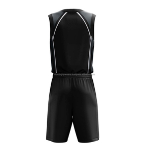 Uniforme de basket-ball d'été personnalisable imprimé en grande taille pour adultes - Ensemble de maillots d'équipe avec logo et couleurs personnalisés - Product Image 3