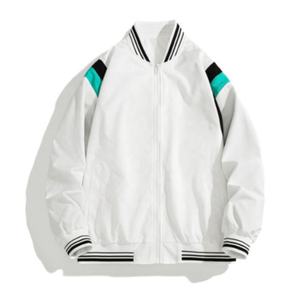 2025 veste de Baseball brodée personnalisée pour hommes vestes en tissu Baggy à col montant de haute qualité vestes de Softball pour unisexe - Product Image 3