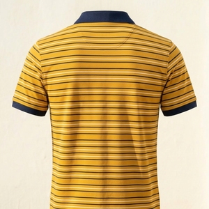 เสื้อเชิ้ตผู้ชายคุณภาพสูง ผ้าฝ้ายปิเก้ 100% พิมพ์ลายดิจิตอลตามสั่ง โลโก้ตามสั่ง แขนสั้น สวมใส่ได้ทั้งแบบลำลองและเป็นทางการ ระบายอากาศได้ดี - Product Image 5