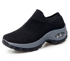 レディース、ガールズ、高齢者向けシューズ、公園散歩用のアウトドアファッションスリッポン、カジュアルシューズ、通気性 - Product Image 1