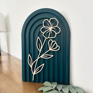 Art mural en bois MDF découpé au laser pour la décoration intérieure de la maison, salon, décoration murale, panneau - Product Image 6