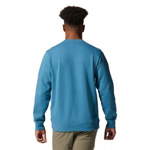 Logo de broderie personnalisé hommes sweat-shirt uni en coton vierge polaire col rond sweat vente en gros hommes Streetwear sweat-shirt à la mode - Product Image 3