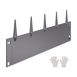 5 Confezioni di Bordature da Giardino in Acciaio Resistente alla Ruggine, 39 X 5, Bordi Metallici Pieghevoli per Prato e Piante Artificiali - Product Image 1
