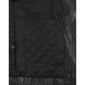 Chaqueta de Cuero con Grabado de Cocodrilo de Alta Calidad, Chaqueta de Motero de Cuero Genuino, Ropa Exterior de Lujo para Hombre, Hecha a Medida, Venta al Por Mayor - Product Image 4