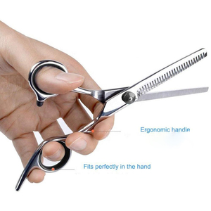 Professional Steel Sharp Blade Tip Pet Hair Grooming <b>Scissors</b> Set with Pu Leather - Product Image 6