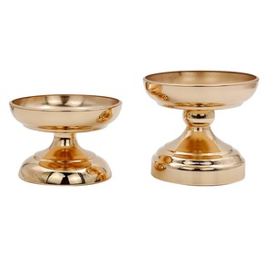 Modern Brass Tabletop <b>Vase</b> <b>Set</b> For Artificial Flowers And Greenery Arrangements For Wedding Decor - Product Image 3