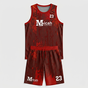 Uniforme de Baloncesto Personalizado al por Mayor de Micah Corporation, Traje Deportivo de Primera Calidad con Logotipo y Nombre Impresos, Uniforme de Baloncesto para Hombre y Jóvenes - Product Image 1