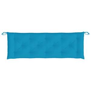 Cojín para Banco de Jardín de Tela Oxford Azul Claro de 59.1"x19.7"x2.8", Cojines y Almohadas para Exteriores - Product Image 4