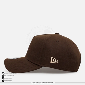 Casquette de baseball vintage marron personnalisée avec logo 3D, patch brodé latéral rétro, visière incurvée, casquette de sport ajustable pour hommes - Product Image 3