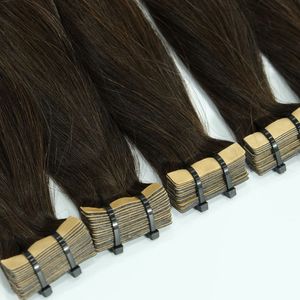 Super Wholesale 100% Vietnamese Virgin Unprocessed Cuticles Aligned <b>Tape</b> Hair Natural Black Style 100g - Product Image 2