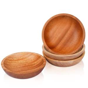 Bol de service en bois artisanal de luxe écologique de qualité supérieure Vaisselle de cuisine écologique - Product Image 2