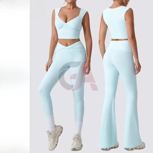Conjunto de Yoga para Mujer 2026, Alta Elasticidad, Ligero, Secado Rápido, Ropa Deportiva Personalizada al por Mayor, Ropa de Gimnasio - Product Image 1