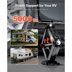 Set di 4 Martinetti a Forbice per Camper da 5000 Libbre con 23.4 Martinetti Stabilizzatori, Costruzione in Lega Resistente per Applicazioni Automobilistiche - Product Image 2