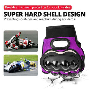 Wholesale Cheap Price Men's Leather Motorbike <b>Gloves</b> <b>Touchscreen</b> Compatible for Strap Closure Outdoor Cycling <b>Gloves</b> - Product Image 5