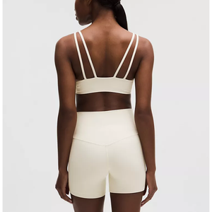 Women's High Waist <b>Elastic</b> Waist <b>Skirt</b> Quick Dry Slim Fit Breathable Yoga Running Set Nude Solid Plus Size Options Front - Product Image 4