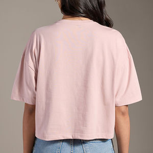 Good Selling Regular Spring Women's Breathable Jersey Cotton Logo <b>Crop</b> <b>Top</b> T-Shirts OEM Customizable Color Short Sleeve - Product Image 2