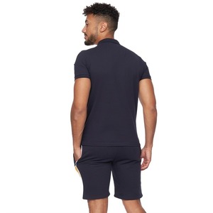 Ensemble polo et short de course d'été personnalisés pour hommes en fibre de bambou 100% respirante, motif uni décontracté en jersey de coton PK – Vente en gros - Product Image 4
