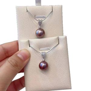 Collar con Colgante de Perla Edison de Agua Dulce en Plata S925, Diseño Simple, Luz Intensa, Microdefectos, Alta Calidad - Product Image 5