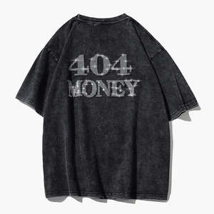 T-shirts pour hommes en coton délavé à l'acide, style vintage classique, confortables pour un usage quotidien et tendance - Product Image 6