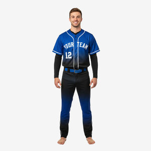 Vêtements de sport en polyester à sublimation, uniformes de baseball personnalisés avec logo, vêtements athlétiques pour jeunes, uniformes de baseball pour équipes - Vente flash - Product Image 5
