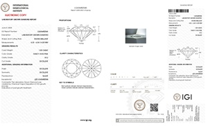 Magnifique diamant de laboratoire CVD de couleur rose vif fantaisie, clarté VS2, 6,33 mm, forme ronde, 1,00 carat, avec certificat IGI pour bague - Product Image 2