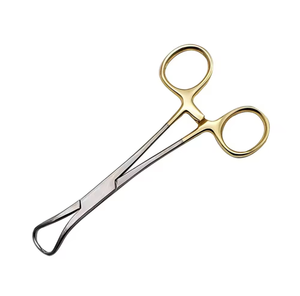 เครื่องมือทันตกรรมสแตนเลส คีมหนีบผ้าขนหนู คีมจับแบบใช้มือ ราคาถูก ขายส่ง ผลิตในปากีสถาน จำนวนมาก - Product Image 3