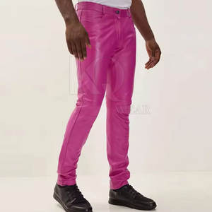 กางเกงหนังผู้ชายทนทาน หนังนุ่ม สวมใส่สบาย ดีไซน์ทันสมัย เหมาะสำหรับใส่ในชีวิตประจำวันและออกงานปาร์ตี้ - Product Image 5