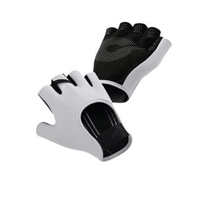 Guantes de Fitness de Microfibra de Medio Dedo, Guantes de Gimnasio para Levantamiento de Pesas, Fabricante de Guantes de Cuero Unisex Antideslizantes para Levantamiento de Pesas - Product Image 1