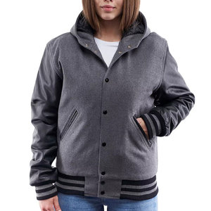 Chaqueta Varsity de Estilo Universitario Retro, con Logotipo Personalizado, Ajuste Cómodo, Material Resistente, Ropa Exterior Moderna para Streetwear Urbano - Product Image 1