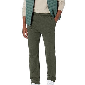 Clean Edge Minimalist <b>Jogger</b> Pants <b>Men</b> Hidden Drawstring Clean Waist Loopback Knit Cuffed Sweatpants Garments - Product Image 1