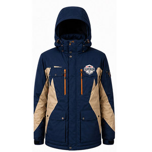 Men's Expedition <b>Waterproof</b> Parka <b>Jacket</b> with Heavyweight Thermal Padding, Adjustable Hood and Rugged Outdoor Construction - Product Image 1