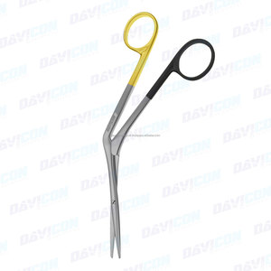 Ciseaux nasaux courbés professionnels de 18 cm, de haute qualité, Supercut Plus Tc Knight, instrument chirurgical manuel - Product Image 3