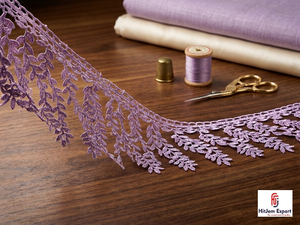 Fabricante de Tela de Encaje con Flecos Personalizados, Encaje de Pestañas, Tela de Encaje para Vestidos de Novia, Proveedor Mayorista - Product Image 4