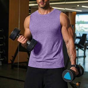 Débardeur de sport pour homme, coupe ajustée, sans manches, tendance, confortable, qualité supérieure, service impeccable, logo personnalisé, meilleur fournisseur. - Product Image 2