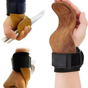 Ergonomic Leather Hand Grips Palm Protector Gymnastics Bar Workout Gear Custom Manufacturer - Product Image 2