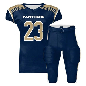 ชุดยูนิฟอร์มอเมริกันฟุตบอลแบบซับลิเมชั่นคุณภาพสูง ปี 2026 ผ้าสแปนเด็กซ์ตาข่ายทนทาน ชุดทีมออกแบบเองได้ เสื้อฟุตบอล - Product Image 1