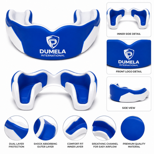 Protector Bucal de Boxeo de Goma DUMELA INTERNATIONAL, Modelo DI-BG-02, Precio Económico, Nueva Llegada, Impresión Personalizada, Protector Blando para Encías - Product Image 6