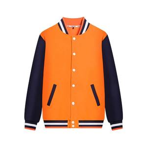 Blouson universitaire unisexe personnalisé pour homme, élégant, en cuir véritable et tissu de laine, avec col à capuche, léger, pour l'hiver, style urbain - Product Image 4