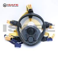 IGM1000 Masker Gas PAPR Wajah Penuh Industri Bersertifikat CE, Visor Anti-Kabut, Tahan Debu dan Bahan Kimia, Seri IGM1000