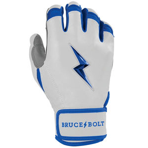<b>Chrome</b> Series Short Cuff Batting Gloves Royal Lightweight Design Infield Outdoor Use Sports Gloves Supplier BRUCE BOLT - Product Image 5