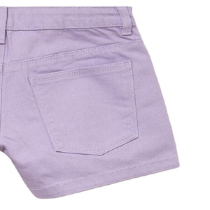 Shorts de Algodón para Niñas, Corte Recto, Cintura Ajustable, Cómodos, Suaves, Transpirables, de Secado Rápido, Ecológicos, Casuales y Ligeros - Product Image 4